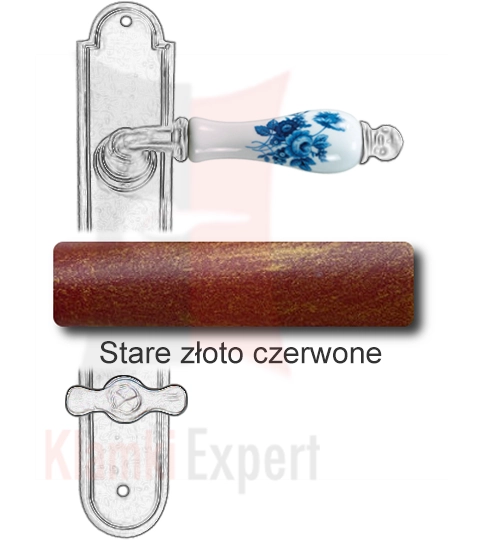 Stare złoto czerwone