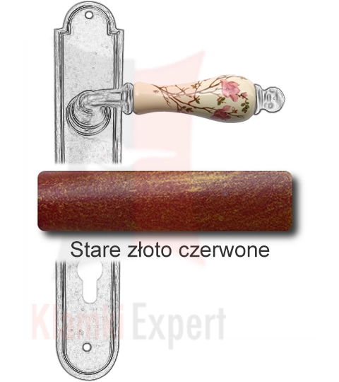 Stare złoto czerwone