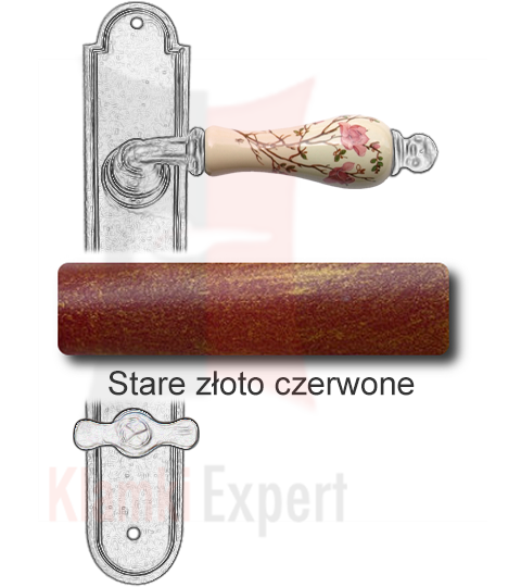 Stare złoto czerwone