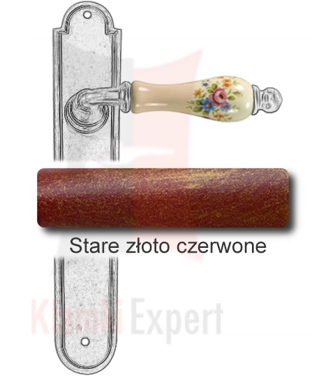 Stare złoto czerwone