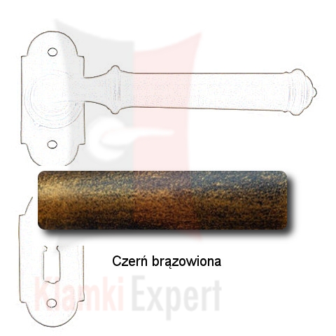 Czerń brązowiona