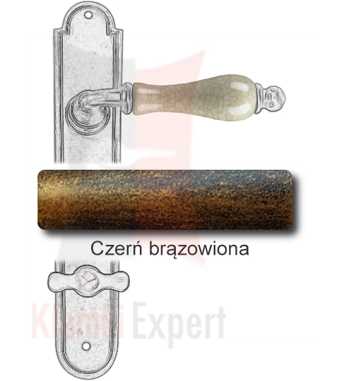 Czerń brązowiona