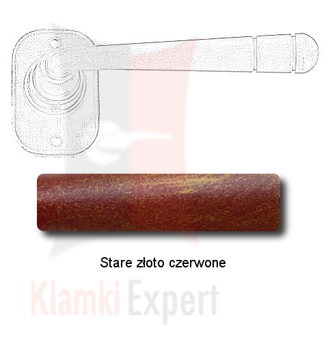 Stare złoto czerwone