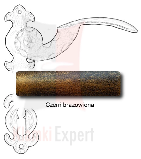 Czerń brązowiona