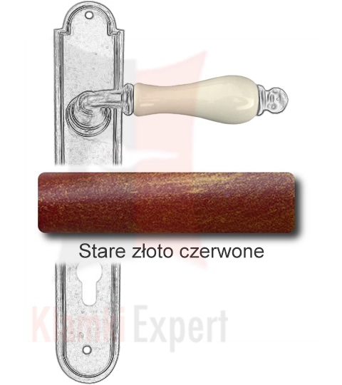 Stare złoto czerwone