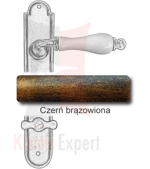 Czerń brązowiona