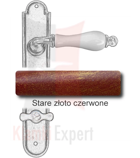Stare złoto czerwone