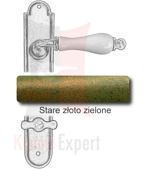 Stare złoto zielone