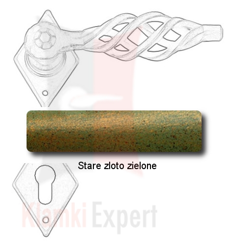 Stare zloto zielone