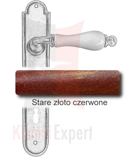 Stare złoto czerwone