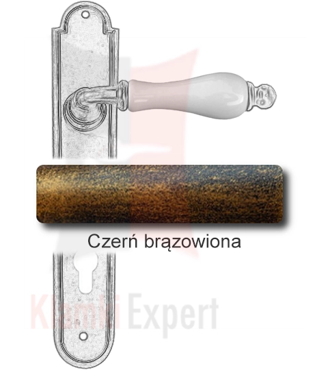 Czerń brązowiona