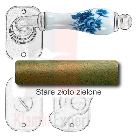Stare złoto zielone