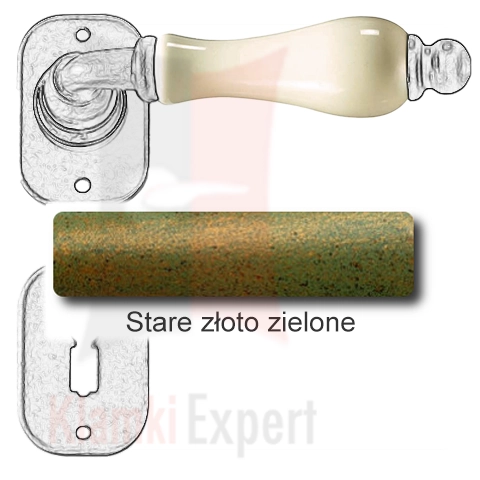 Stare złoto zielone