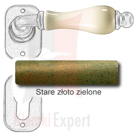 Stare złoto zielone