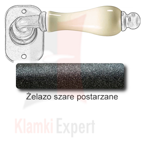 Żelazo szare postarzane