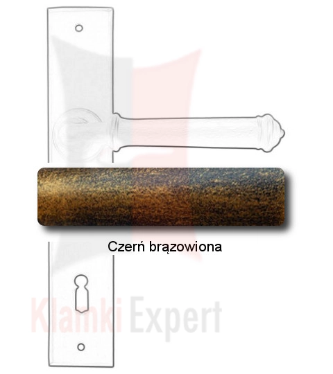 Czerń brązowiona