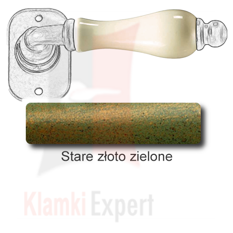 Stare złoto zielone