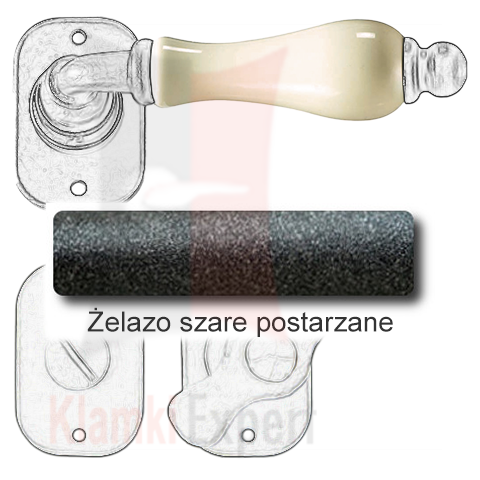 Żelazo szare postarzane