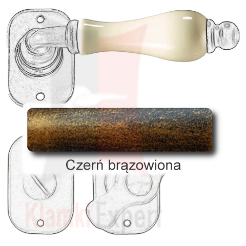 Czerń brązowiona