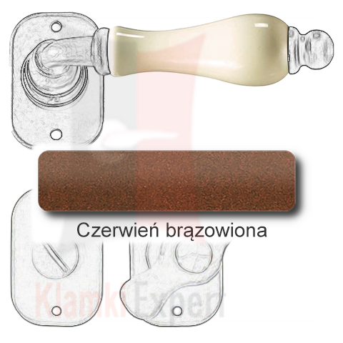 Czerwień brązowiona
