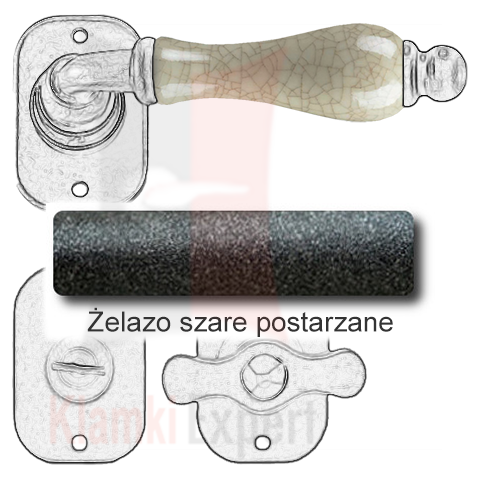 Żelazo szare postarzane
