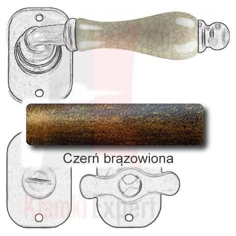Czerń brązowiona