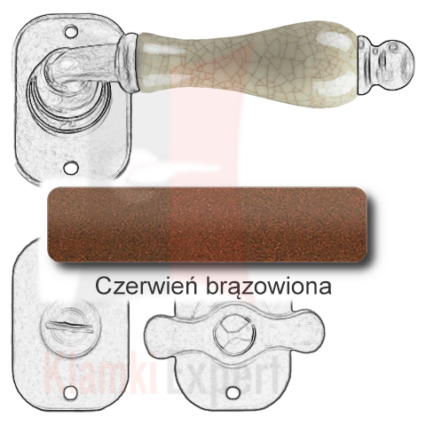 Czerwień brązowiona