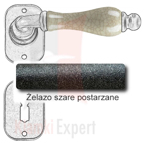 Żelazo szare postarzane