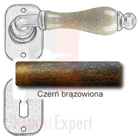 Czerń brązowiona
