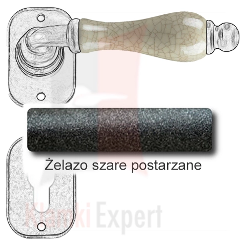 Żelazo szare postarzane