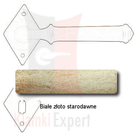 Białe złoto starodawne
