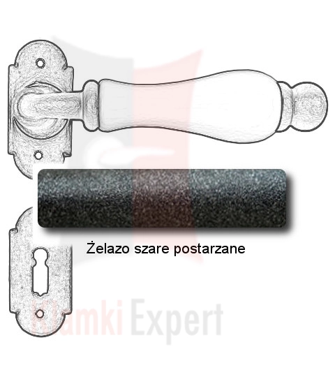 Żelazo szare postarzane