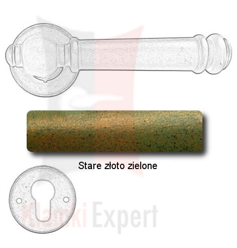 Stare złoto zielone