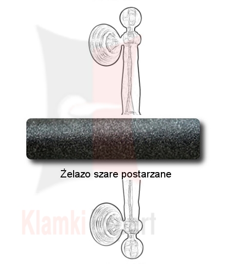 Żelazo szare postarzane