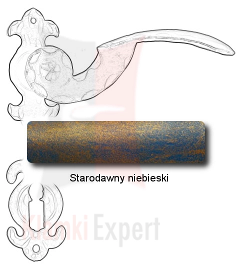 Starodawny niebieski