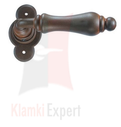 Klamka Berlino 2501 w kolorze rdza starodawna