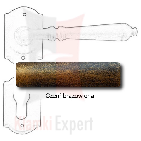 Czerń brązowiona