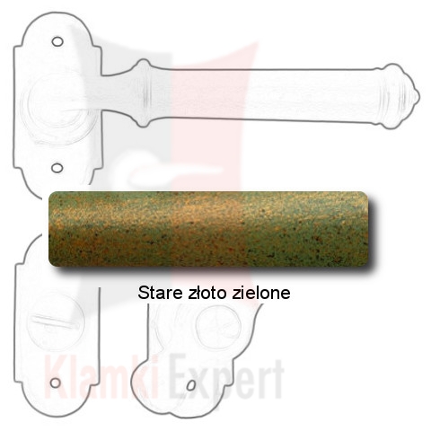 Stare złoto zielone