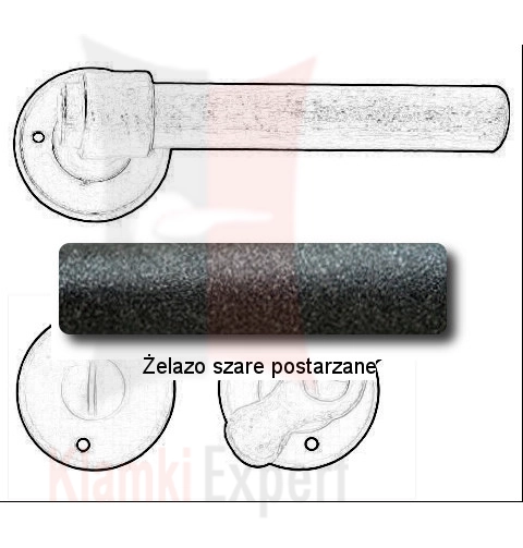 Żelazo szare postarzane