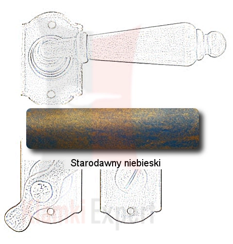 Starodawny niebieski
