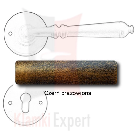 Czerń brązowiona