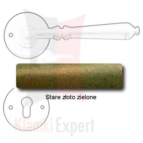 Stare złoto zielone