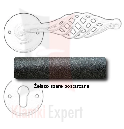 Żelazo szare postarzane