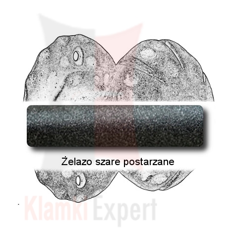 Żelazo szare postarzane