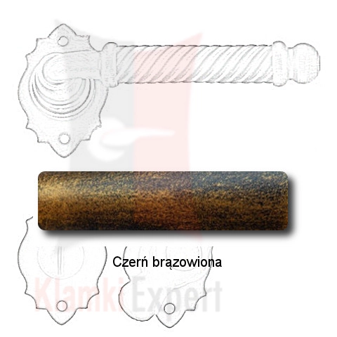 Czerń brązowiona