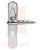 Klamka Shell Mesh w kolorze CR chromowany błyszczący
