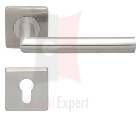 Klamka Novantaq z dolną rozetą na wkładkę patentową