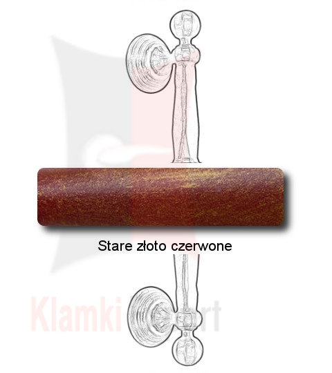 Stare złoto czerwone