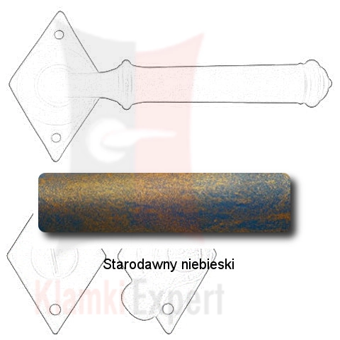  Starodawny niebieski