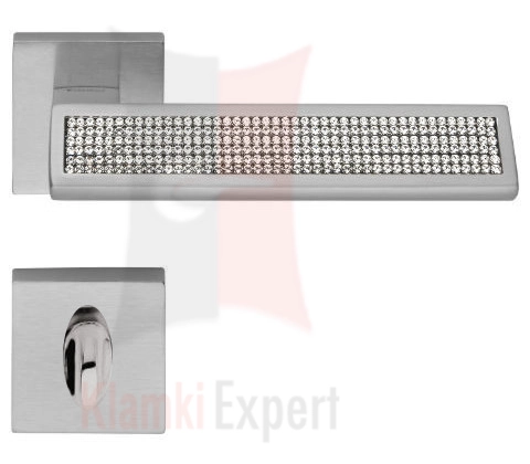 Klamka Riflesso Mesh z blokadą WC